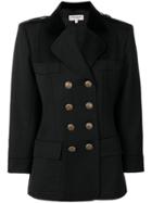 Yves Saint Laurent Vintage Double-breasted Military Jacket - Black