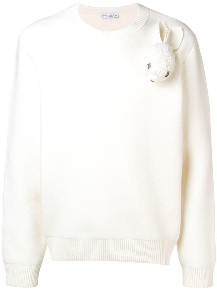 Jw Anderson Long Sleeve Sweater - White
