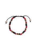 Nialaya Jewelry Adjustable Stone Bracelet - Black