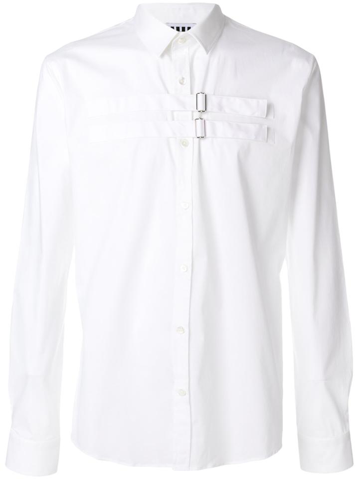 Xacus Dotted Button-up Shirt - Blue