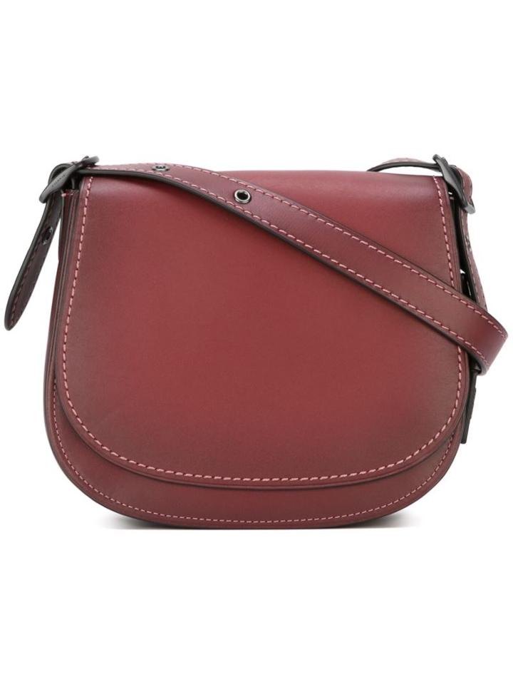 Coach Saddle Shoulder Bag, Women's, Pink/purple