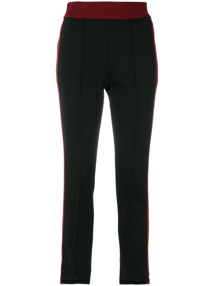Helmut Lang - Side Stripe Track Pants - Women - Cotton/nylon/polyurethane - S, Black, Cotton/nylon/polyurethane