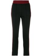 Helmut Lang - Side Stripe Track Pants - Women - Cotton/nylon/polyurethane - S, Black, Cotton/nylon/polyurethane