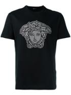 Versace Microstudded Medusa Head T-shirt - Black