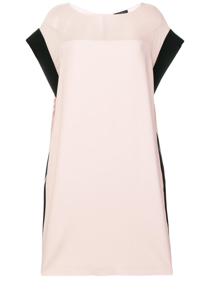 Antonelli Side Stripe T-shirt Dress - Pink & Purple