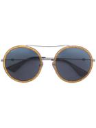 Gucci Eyewear Oversized Round Sunglasses - Metallic