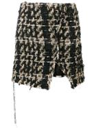 Faith Connexion Tweed Mini Skirt - Black