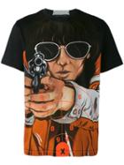Christopher Kane Target Print T-shirt, Men's, Size: Large, Black, Cotton