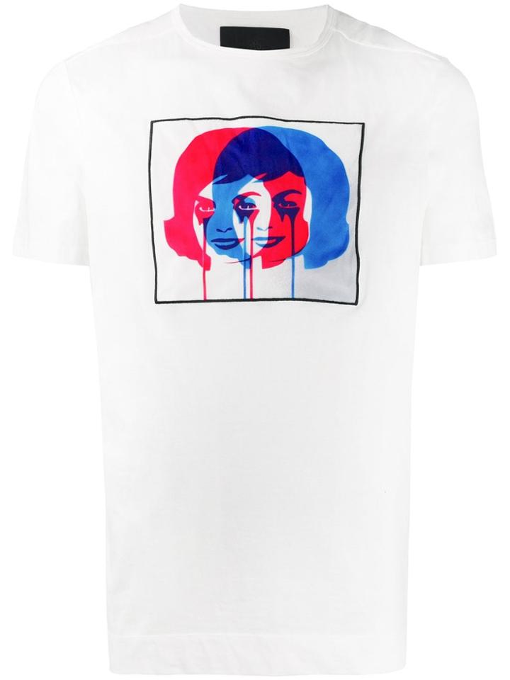 Limitato 3d-effect Print T-shirt - White