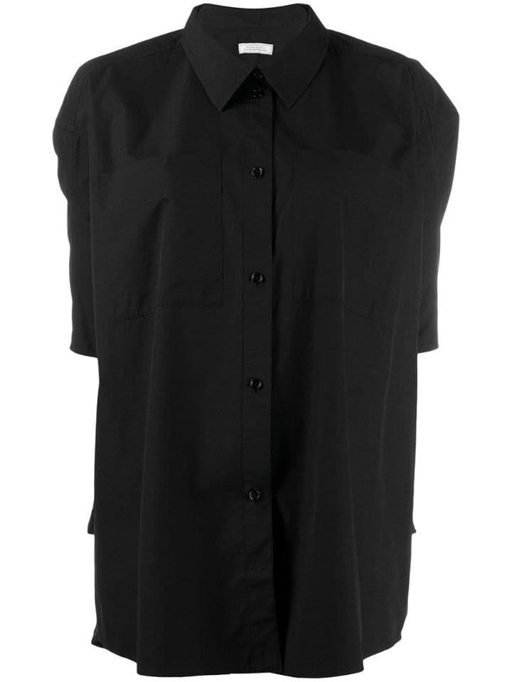 Nina Ricci Oversized Short-sleeved Shirt - Black