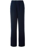 Wood Wood Josette Trousers, Women's, Size: 36, Blue, Polyester/cotton
