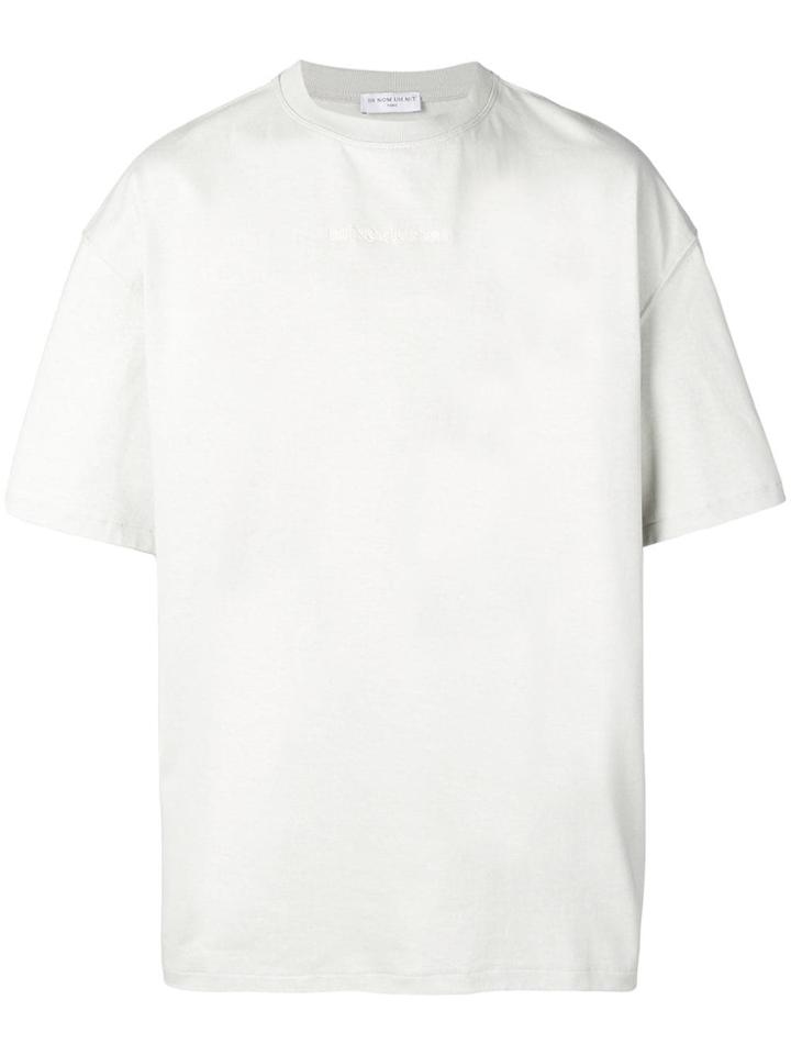 Ih Nom Uh Nit Tone-on-tone T-shirt - Grey