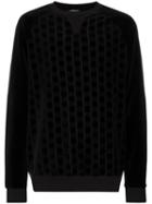 Balmain Mongram Logo Sweatshirt - Black