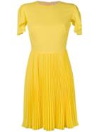 Mulberry Pleated Skirt Dress - Yellow