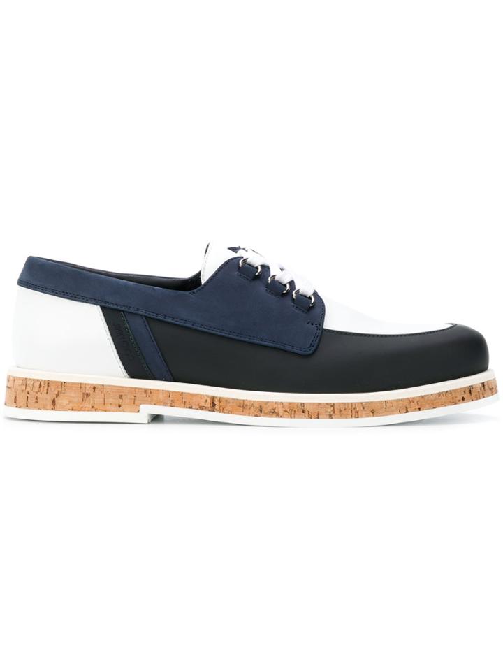Jimmy Choo Finn Boat Shoes - Blue
