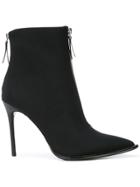 Alexander Wang Zip Front Ankle Boots - Black