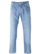 Jacob Cohen Straight Leg Jeans, Men's, Size: 38, Blue, Cotton