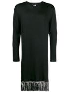 Comme Des Garçons Homme Plus Knit Fringed Jumper - Black