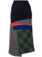 Enföld Layered Midi Skirt - Multicolour