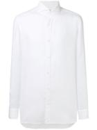 Borrelli Plain Shirt, Men's, Size: 39, White, Cotton