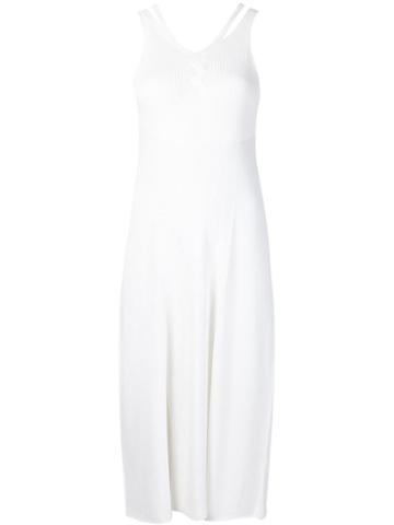 Tess Giberson Slash Detailed Ribbed Dress