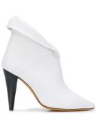 Iro Pointed Ankle Boots - White