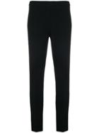 P.a.r.o.s.h. Cropped Slim Fit Trousers - Black