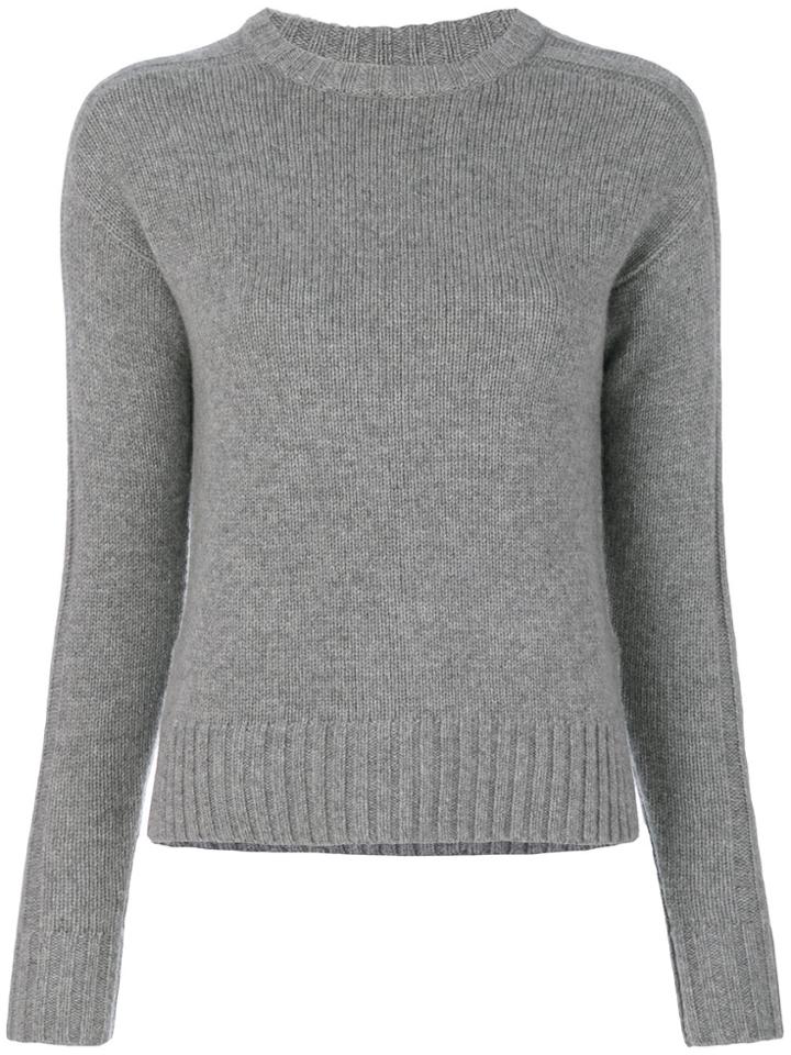 Joseph Crew Neck Jumper - Grey