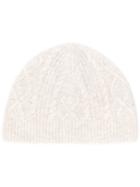 Pringle Of Scotland Cable Knit Beanie - Neutrals