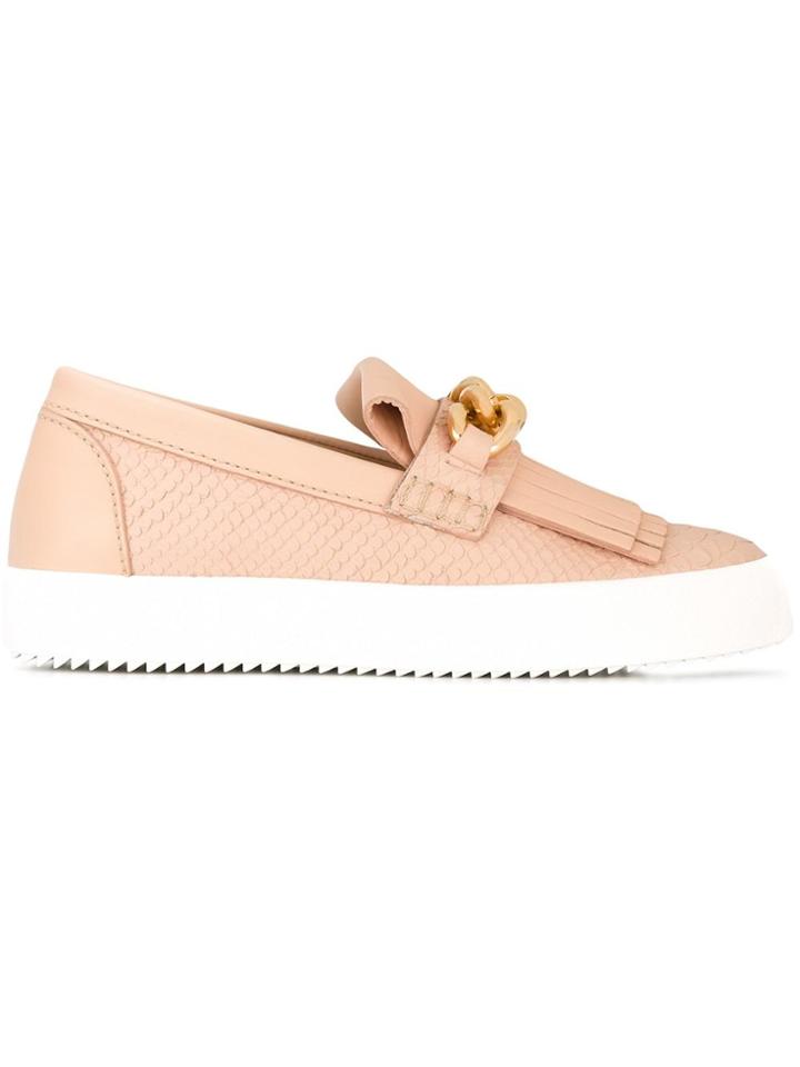 Giuseppe Zanotti Design May London Slip-on Sneakers - Nude & Neutrals