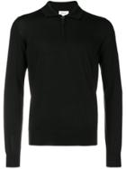 Brioni Zipped Front Polo Shirt - Black
