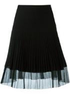 Christian Dior Vintage Ribbed A-line Skirt, Women's, Size: 38, Black