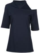 Toga Ponch Cut Out Top - Blue