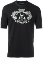 Alexander Mcqueen Skull Crest Print T-shirt, Men's, Size: Large, Cotton