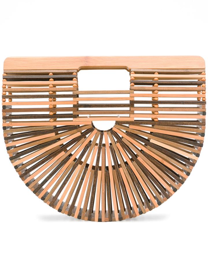 Cult Gaia Small Gaias Ark Clutch - Nude & Neutrals