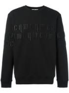 Mcq Alexander Mcqueen Embroidered Logo Sweatshirt, Men's, Size: Small, Black, Cotton