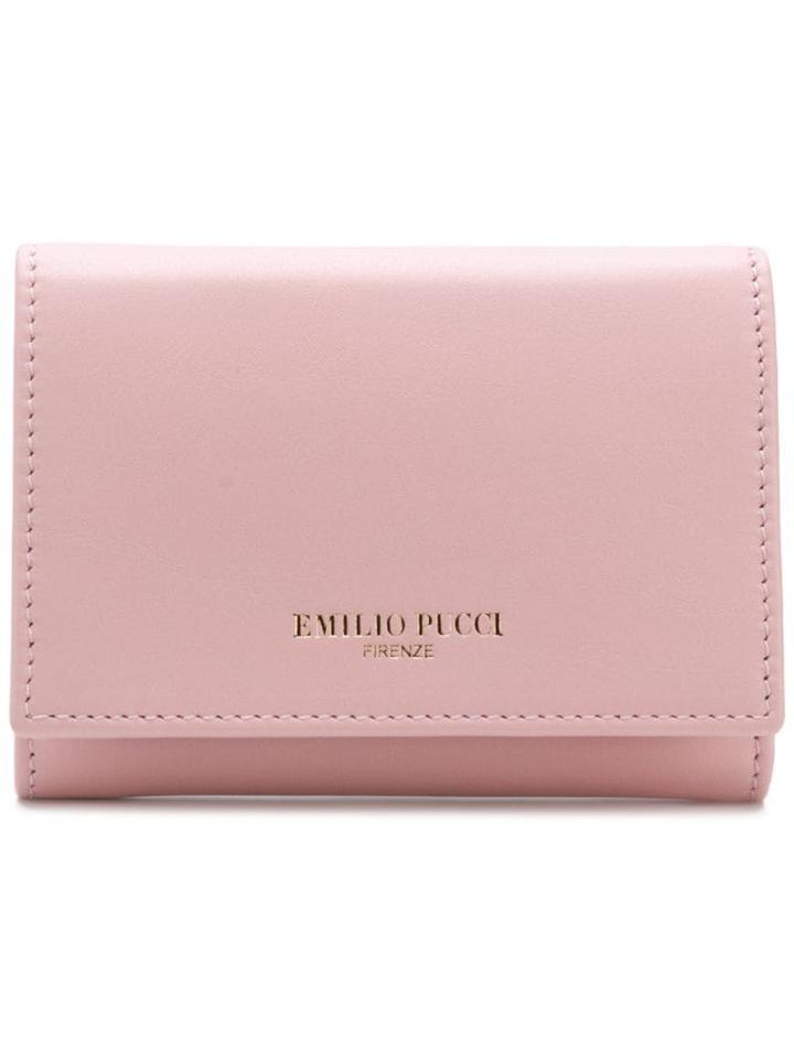 Emilio Pucci Slim Logo Wallet - Pink