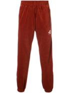 Visitor On Earth Relaxed Fit Logo Track Pants - Brown