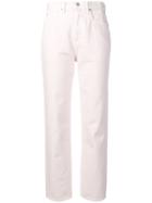 T By Alexander Wang High Rise Straight-leg Jeans - Pink