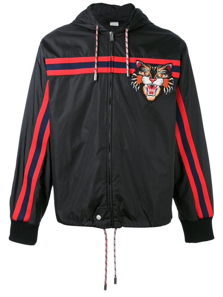Gucci - Angry Cat Windbreaker - Men - Polyamide - 48, Black, Polyamide