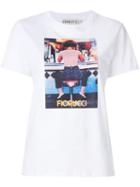 Fiorucci Diner Girl Print T-shirt - White