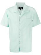 Stussy Shortsleeved Button Down Shirt - Green