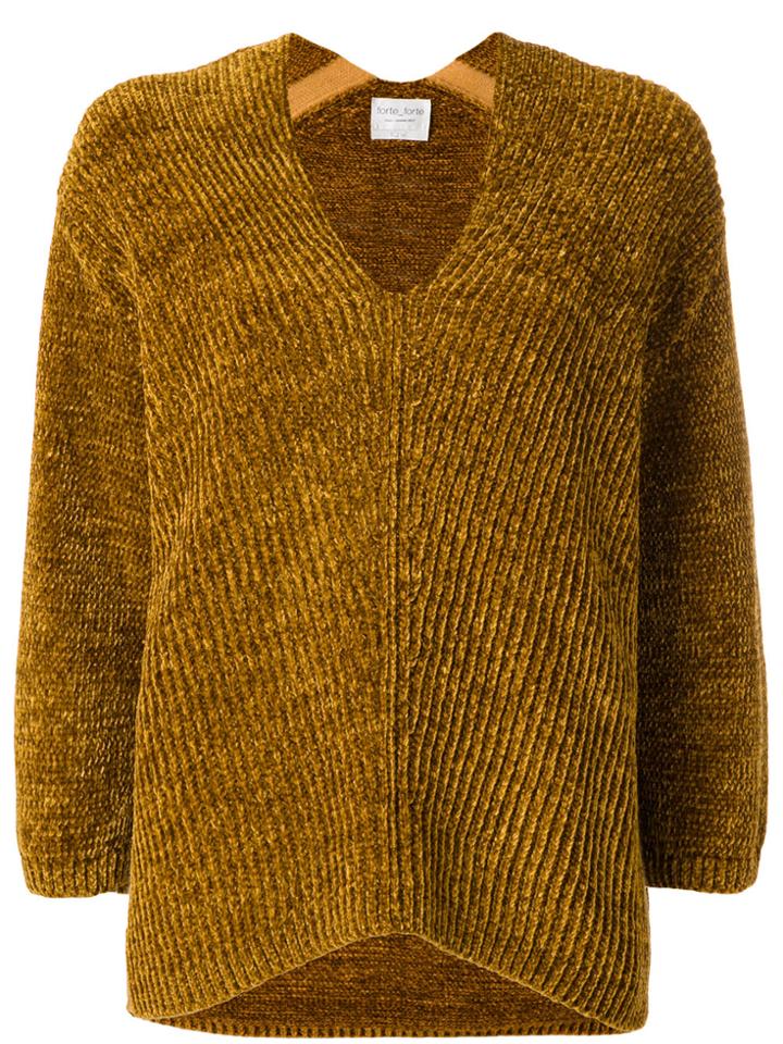Forte Forte Chenille Jumper - Brown