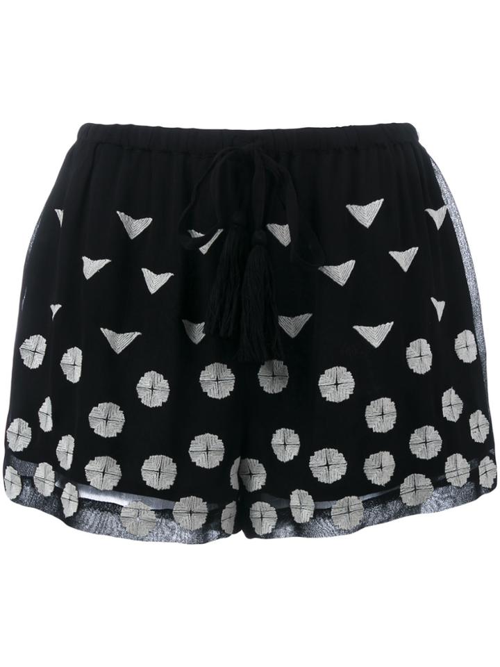 Cavalli Class Printed Shorts - Black