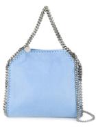 Stella Mccartney Small Falabella Shoulder Bag, Women's, Blue, Polyester/artificial Leather