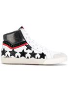 Ash Glitter Star Sneakers - White