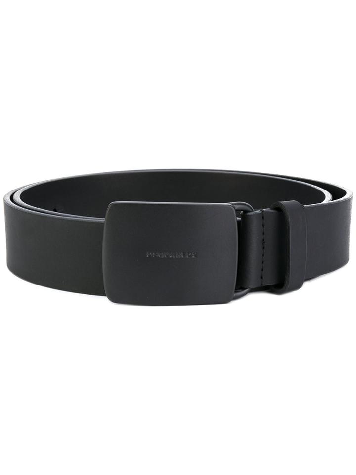 Dsquared2 Square Logo Buckle Belt - Black