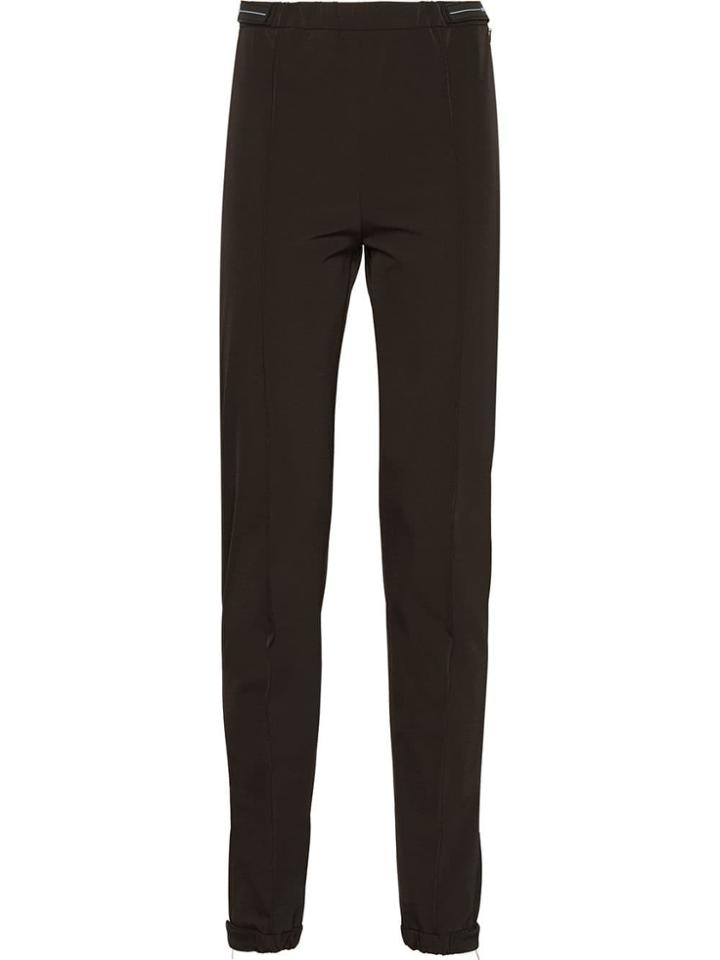 Prada Stretch Technical Fabric Trousers - Black