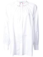 Vivetta 'ruchetta' Shirt, Women's, Size: 48, White, Cotton/spandex/elastane