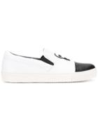 Karl Lagerfeld Kupsole Slip On Sneakers - White